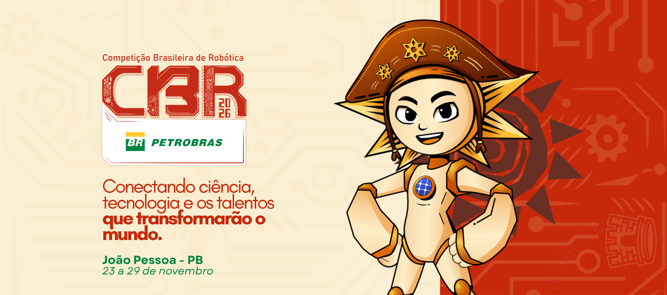 Capa do evento Robótica 2026