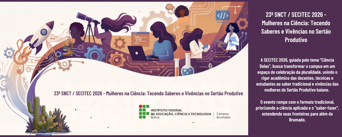 Capa do evento SECITEC 2026 — IFBA Brumado
