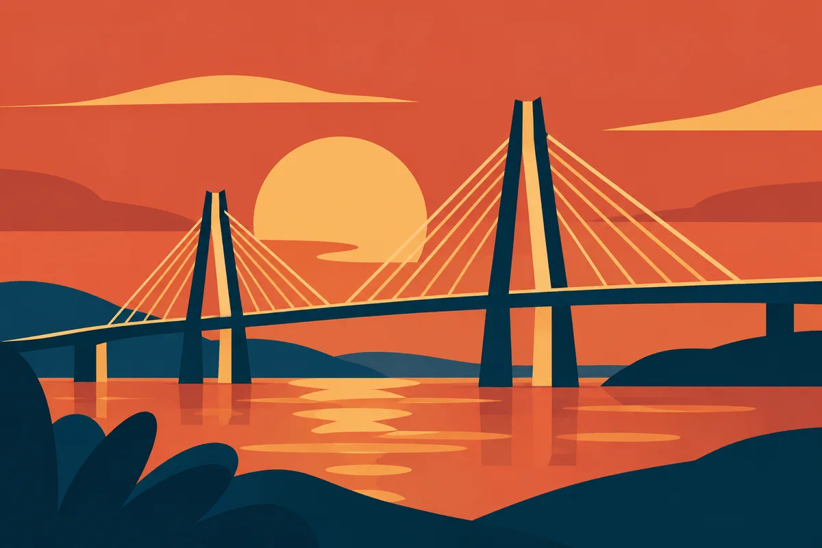 Ilustração editorial de DevFest Recife 2026